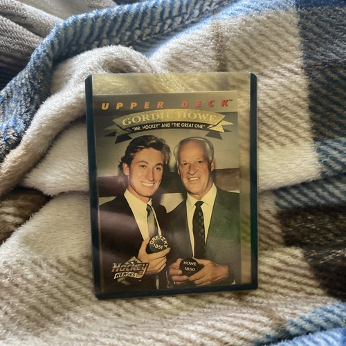 1992-93 Upper Deck Hockey Heroes Gordie Howe Gordie Howe/Wayne Gretzky Edmonton