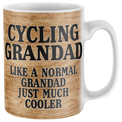 Fahrradtasse Opa lustig Weihnachten doppelseitig Kaffee Herren