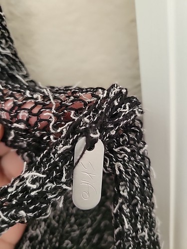Skifo Internation Black Cardigan Sweater Lagenlook Artsy Boho L XL Linen Blend - Picture 11 of 15