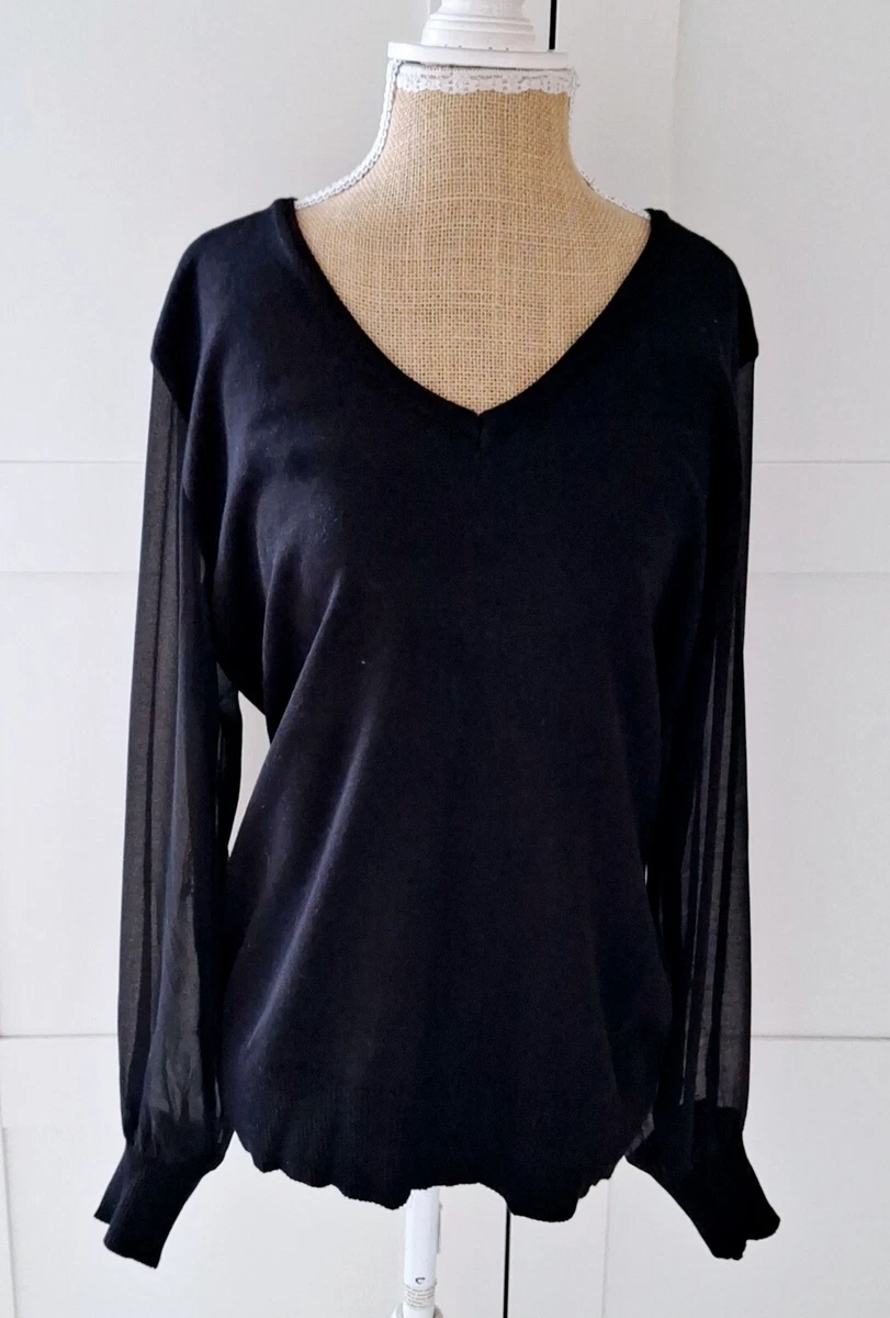 Sheer black hotsell jumper
