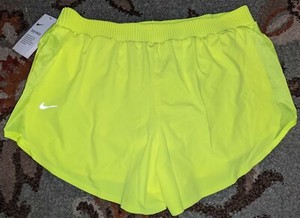 yellow nike running shorts