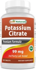 Best Naturals Potassium Citrate 99 mg 500 Tablets