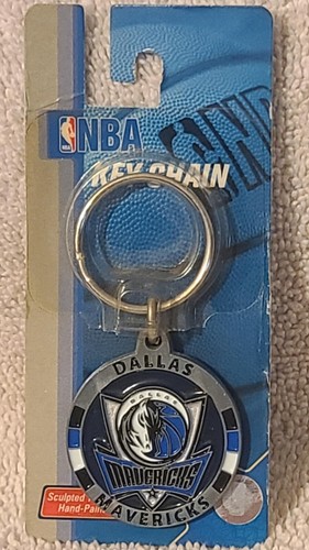 Dallas Mavericks Basketball Metal Key Ring Chain Officially NBA Licensed NOS
