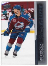 2021-22 Upper Deck Young Guns Clear Cut Parallel #206 Kyle Burroughs RC