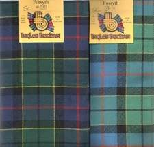 Forsyth Clan Tartan Scarf Scottish Wool Plaid 