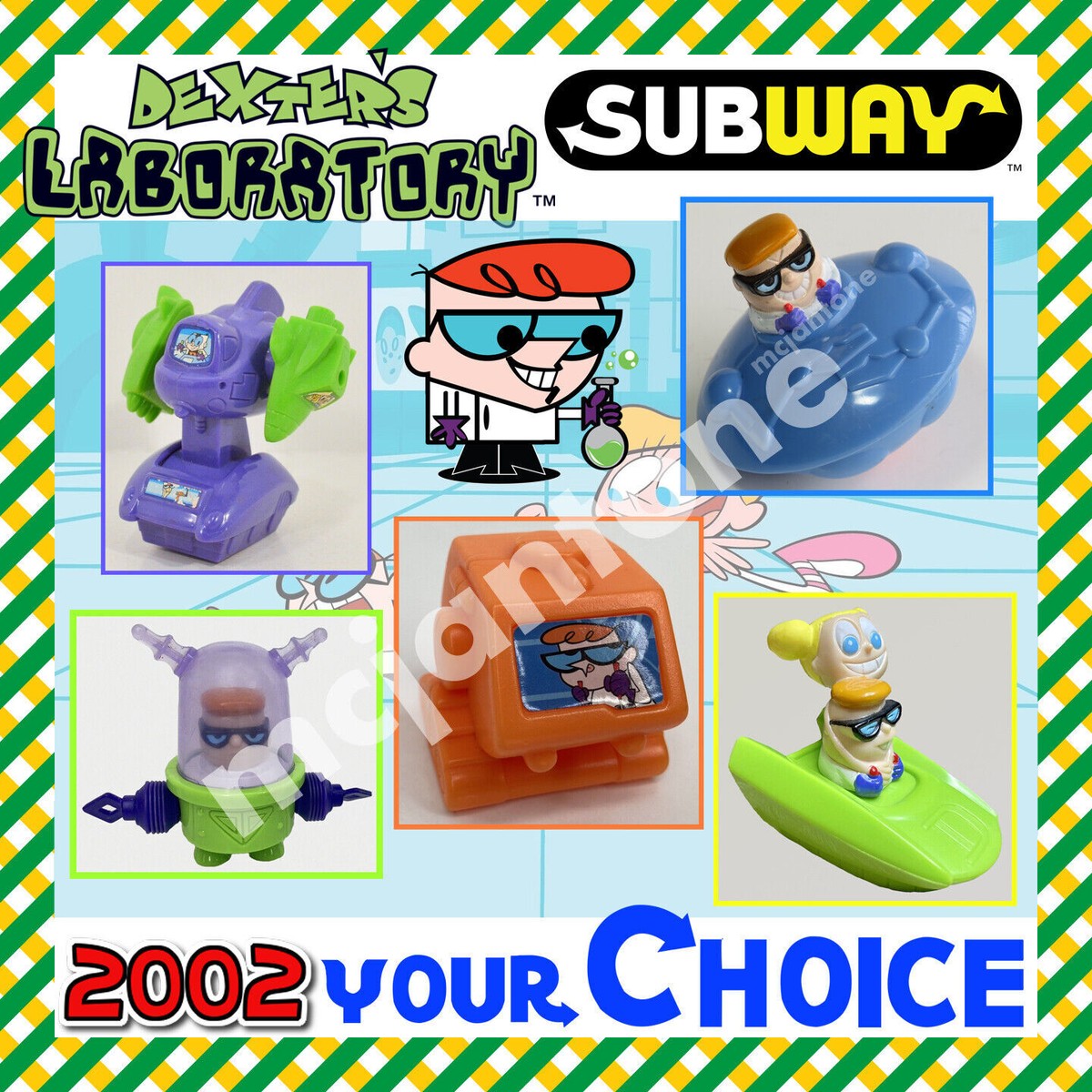 Subway 2002 DEXTER'S LABORATORY Dexter BOY GENIUS Hoverdex