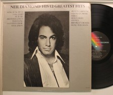 Neil Diamond Lp His 12 Greatest Hits On Mca - Vg To Vg  / Vg 