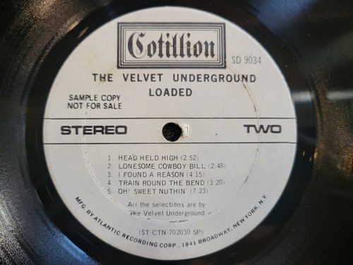 VELVET UNDERGROUND LOADED WLP WHITE LABEL PROMO - Picture 5 of 6