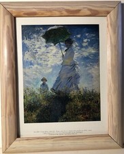 Claude Monet Woman with a Parasol-Madame Monet and her son Lithograph 1983