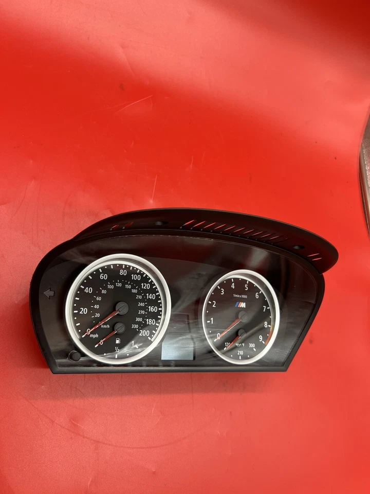 BMW M6 E64 SMG 2006-2010 medidores velocímetro cuadro de instrumentos 96 k OEM *PROBADO* Foto 2 de 4