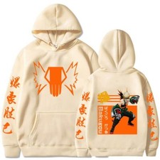 Men Women My Hero Academia Bakugo Katsuki Hoodies Anime Sweatshirt Pullover Tops