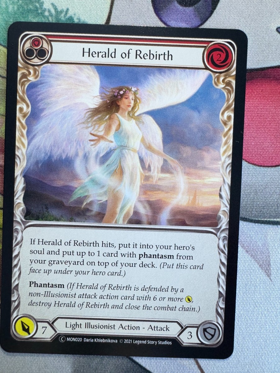 希少！Herald of Rebirth 赤プロモFlesh and Blood 希少！Herald of Rebirth 赤プロモFlesh and Blood Rare Herald