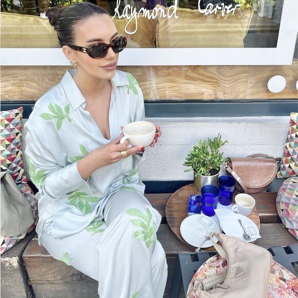 ZARA Co-Ord Leaf Embroidered Beaded Set Sequin Shirt Blouse ZARA Co-Ord Leaf Embroidered Beaded Set Sequin Shirt Blouse
