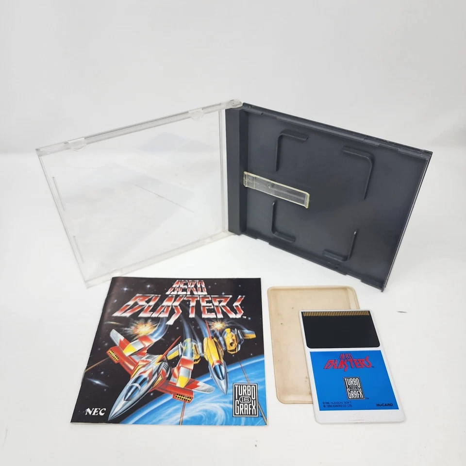 Aero Blasters (TurboGrafx-16) Complete with Manual & Case - Authentic & Tested - Image 2 of 4