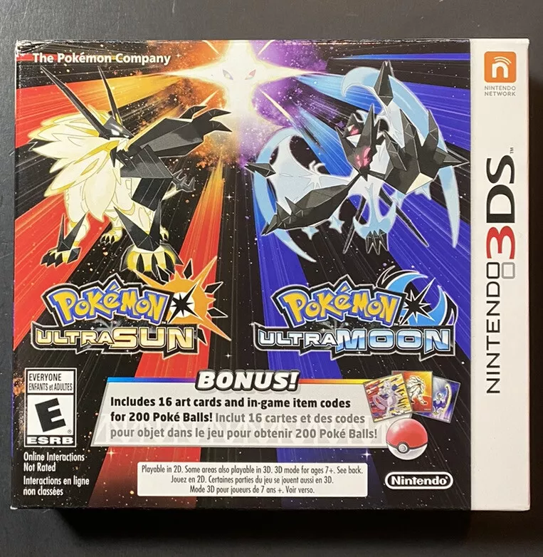 Pokemon Ultra Sun + Pokemon Ultra Moon Veteran Trainer's Dual Pack 3DS