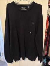 Chaps Men s Black Sweater Size 2XL NEW WITH TAGS