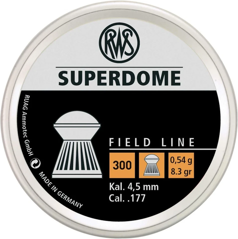 RWS Superdome Field Line Pellet Gun Pellets.177 Caliber, 8.3 Grains, 300 Count - Image 3 of 4