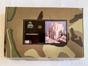Verlinden Ruined Ortskommandantur #102 1/35 Scale Model Diorama *Damaged*