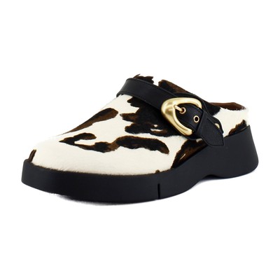 Aerosoles Fox Women's Clogs Mules Cow Print Hair Calf Size M