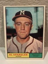 1961 Topps #73 Al Spangler Milwaukee Braves NRMT