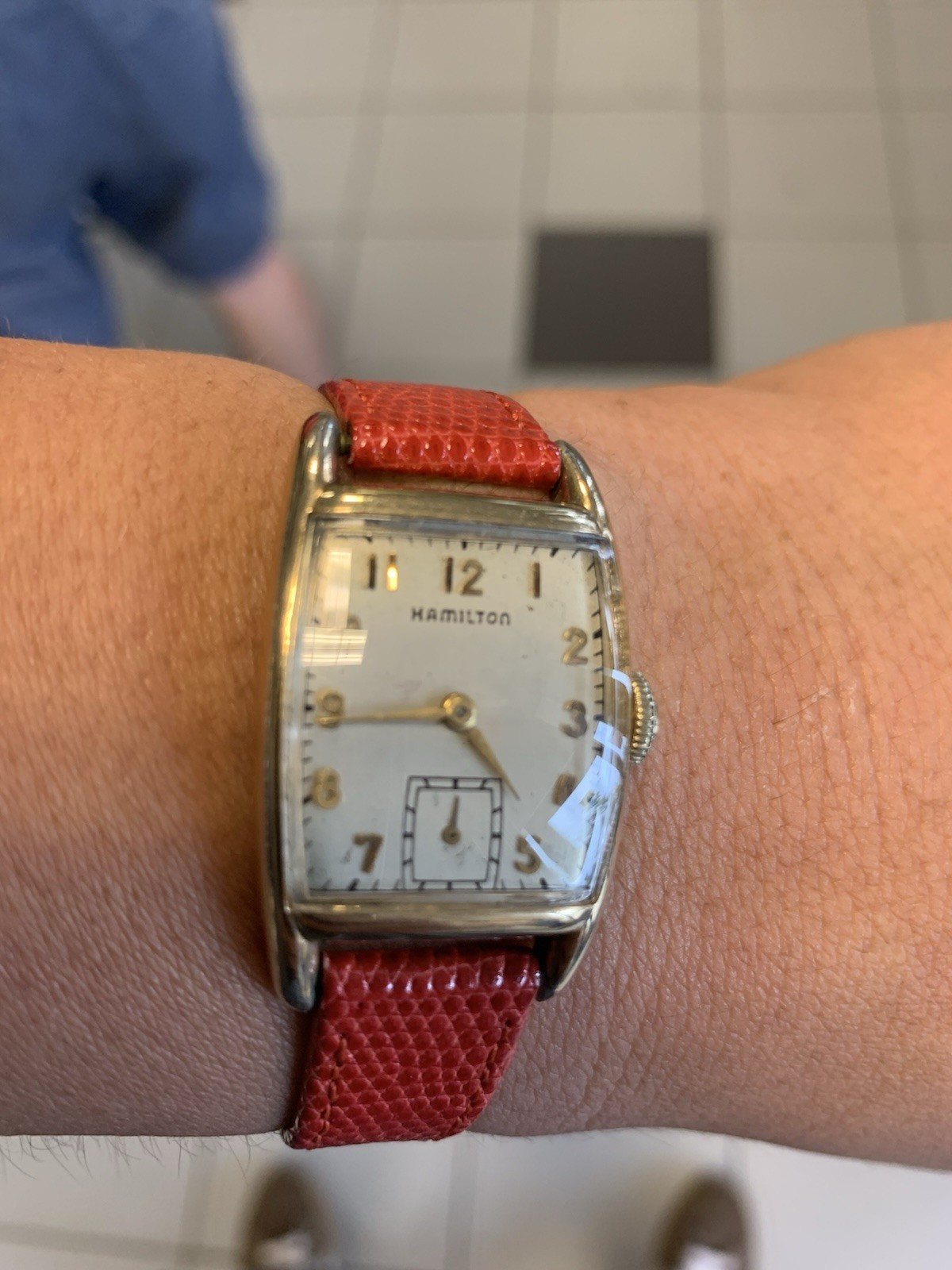 Vintage 1940s Hamilton Manual Wind Wristwatch Needs Servicing