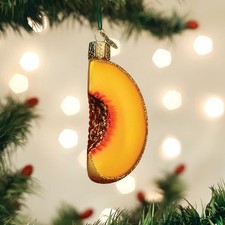 Old World Christmas - Peach Slice - 28132