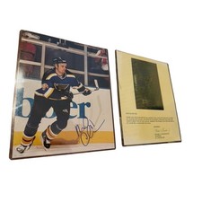 Pavol Demitra Signed STL St Louis Blues 8x10 Photo w 25 Years Certificate NHL
