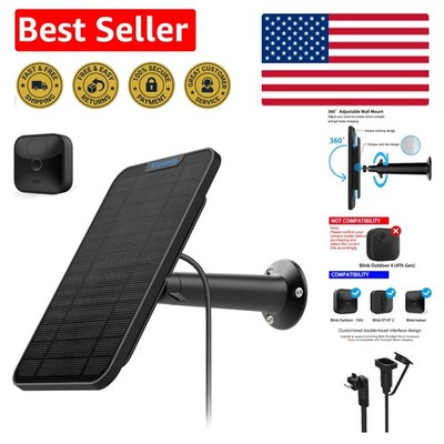 Waterproof Solar Panel for Blink 3rd Gen/XT/XT2 Camera - Quick Charge