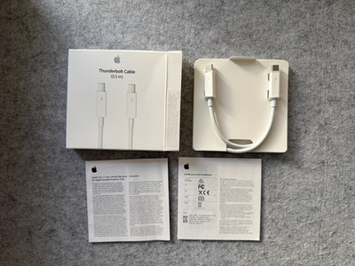   Apple Thunderbolt 2 Kabel 0,5 m | Original | Weiß | MD862ZM/A | geprüft | OVP