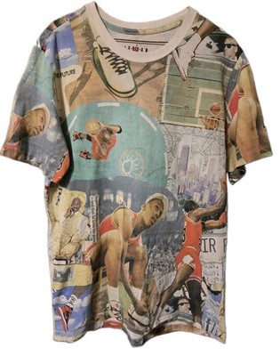 Nike Air Jordan Flight Essentials Iconic Moments Graphic T-Shirt Men s Sz L