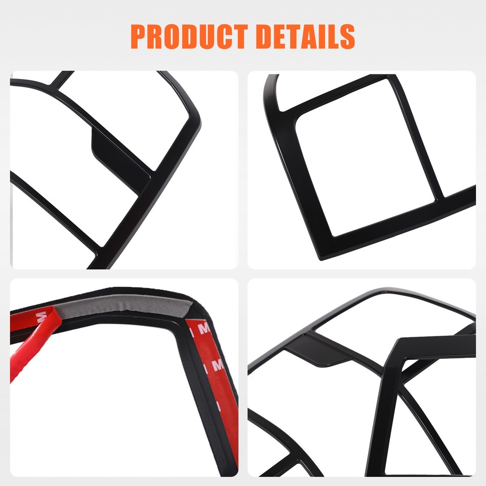 Matte Black ABS Tail Light Frame Trim For Ford Ranger T9 2023+ US | eBay