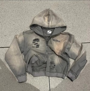 Distressed Zip Up Hoodie | eBay Distressed Zip Up Hoodie | eBay
