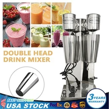 Commercial Milkshake Machine Drink Mixer Milk Shaker Maker Smoothie Blender 360W