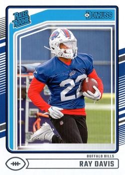 Ray Davis 2024 Donruss Football - Rated Rookie #316 - Buffalo Bills