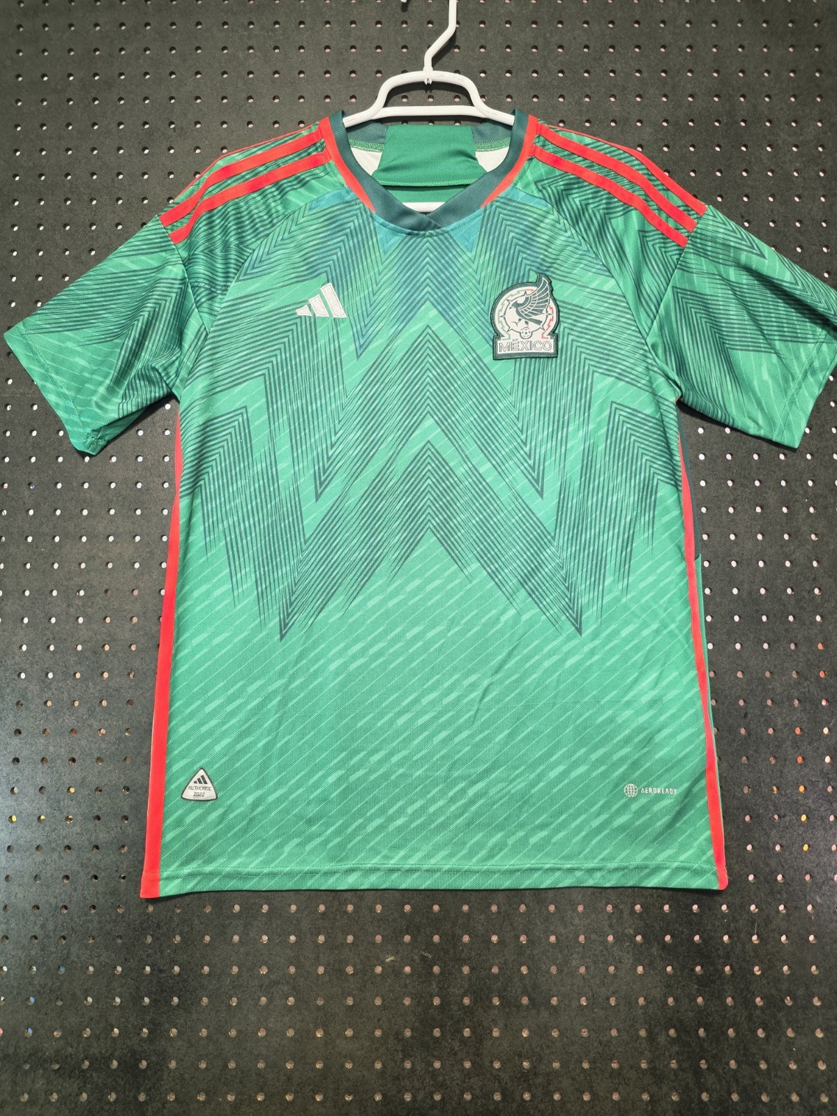 Adidas Mexico 2022 World Cup Authentic Home Player Jersey Size Large PV