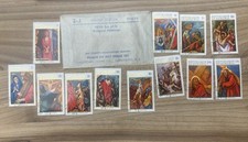Burundi: Unchecked lot of 12 stamps. Mint/Used. Religious Paintings