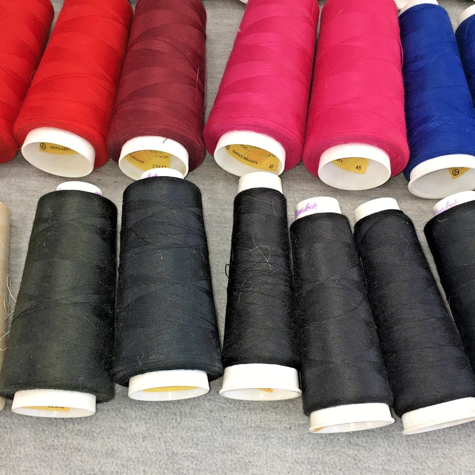 MAXI-LOCK Embroidery Thread 100% Polyester 3000 Yards Mixed Lot of 35 - Image 4 of 4