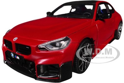 2024 BMW M2 PERFORMANCE TORONTO RED 1/18 DIECAST MODEL CAR BY SOLIDO S1812902