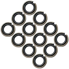 12 Sets Impact Wrench Retaining Rings Drive Socket Retainer Ring Rubber O Rings