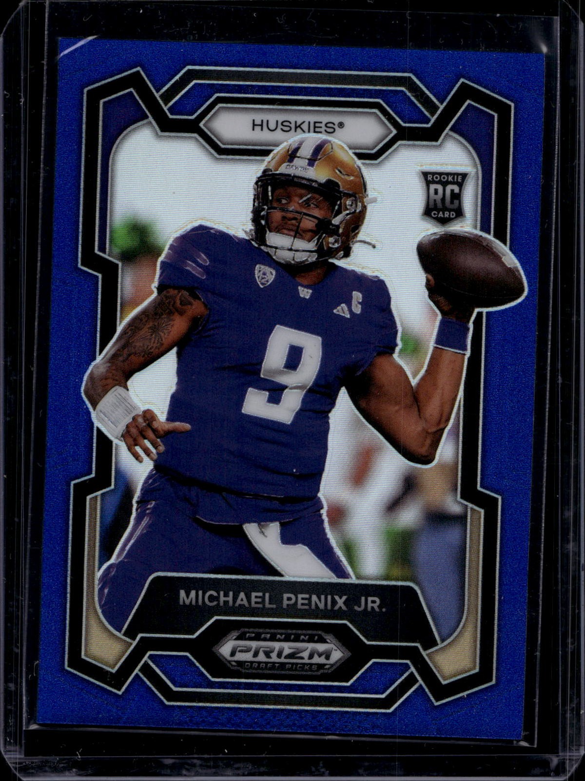 2024 Panini Prizm Draft Picks #101 Michael Penix Jr. Blue #/199