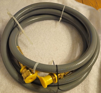 #ad Natural Gas Conversion 3 4quot; Outdoor Gas Hose w Brass Quick Connect NEW $67.99