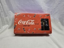 1993 Coca-Cola Brand String Light Set Coke Bottles Vending Machine