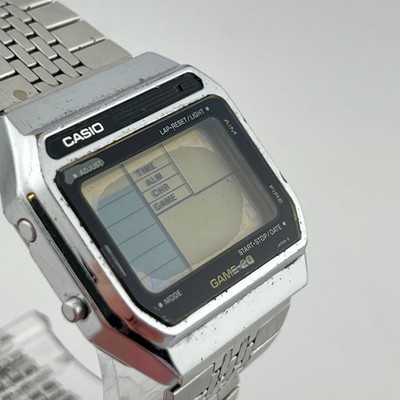 Casio GM-20 Game-20 Digital Game Watch Black Face Module 165 FOR