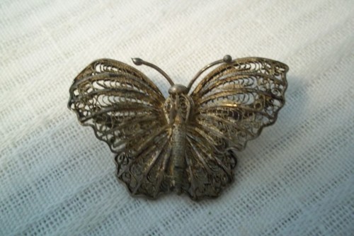 VINTAGE Filigree Butterfly Vintage