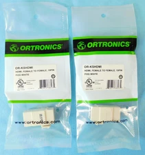 OR-KSHDMI Ortronics TechChoice HDMI Keystone, Feed-Thru Module - QUANTITY OF 2