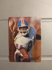 1994 Action Packed Catching Fire Broncos Football Card #R10 Shannon Sharpe