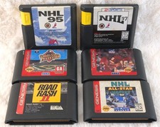 Sega Genesis Game Lot Road Rash II NHL 95 97 NFL World Series Baseball 6