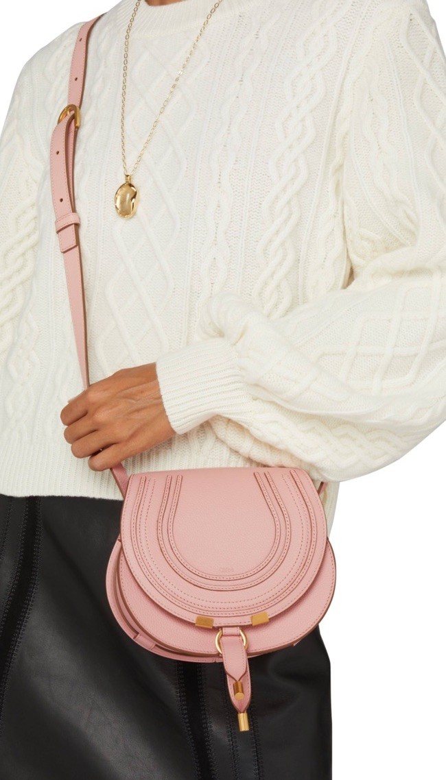 Authentic CHLOÉ MARCIE SMALL BAG  PINK