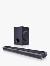 LG SQC1 2.1 Bluetooth Soundbar with Wireless Subwoofer [Missing Cables]