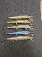 (5) Smithwick Rattlin Rogue’s 5-1/2” Perfect 10 Jerkbait Fishing Lures Lot Of 5